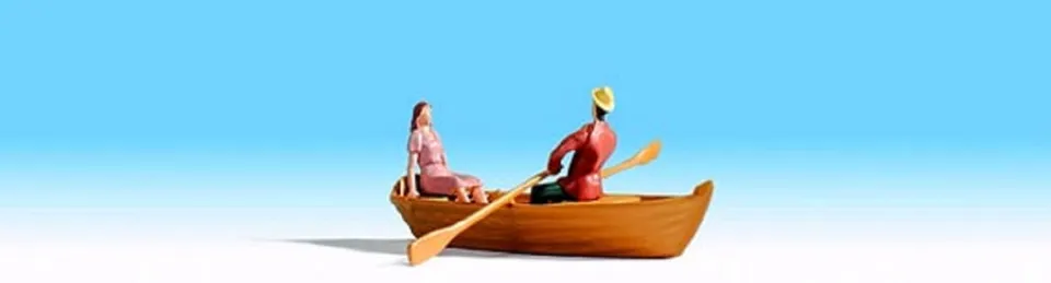noch-ruderboot-mit-2-figuren-handkoloriert-f-r-h0 image 1