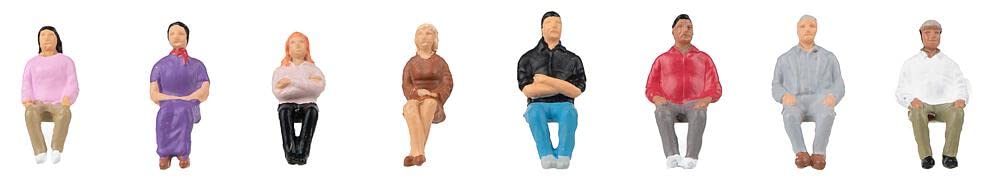 faller-151699-sitzende-personen-iv-h0-figuren-8-teilig image 1