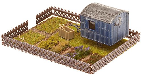 faller-180490-schrebergarten-mit-bauwagen-h0-bausatz image 8