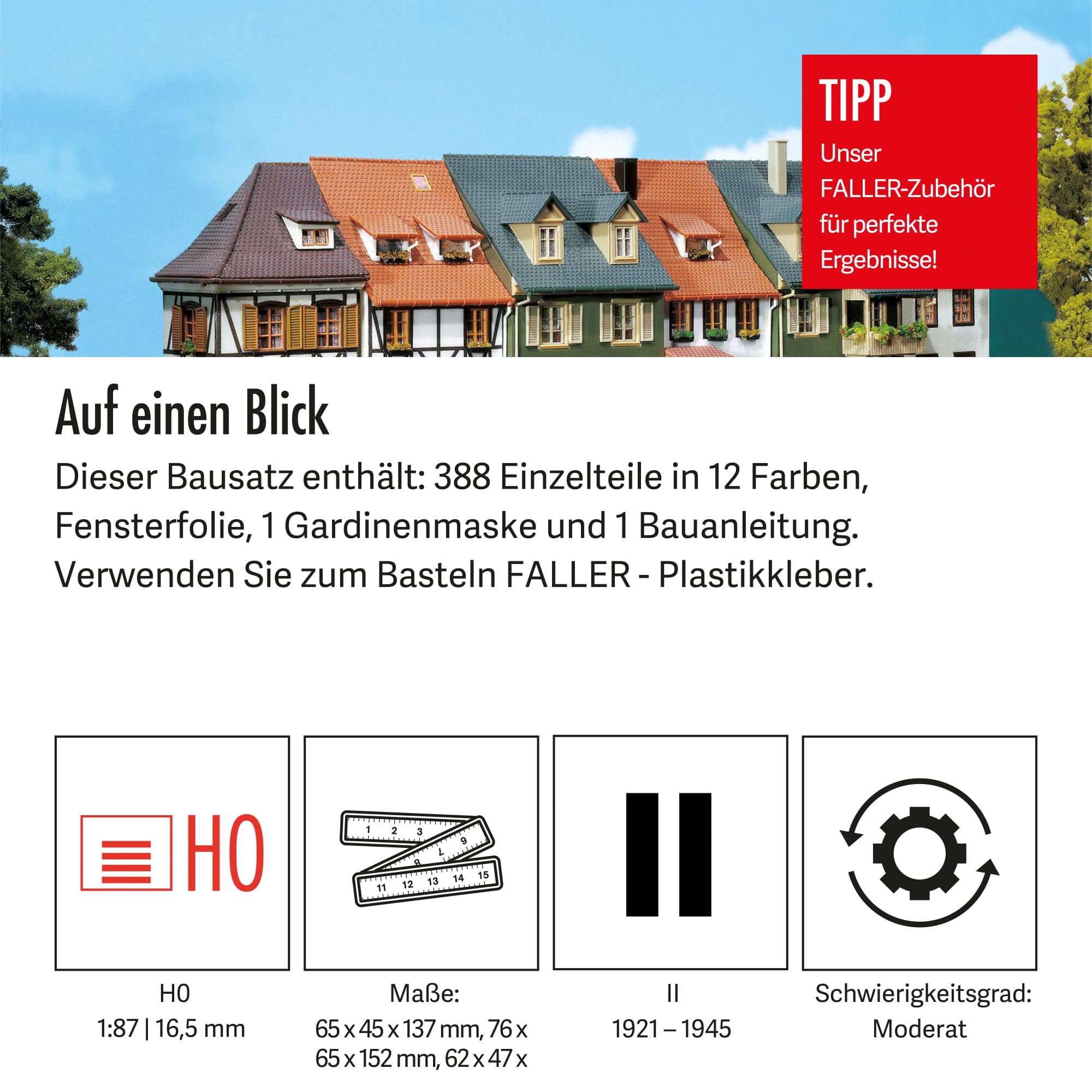 faller-130430-h0-reliefh-user-6-st-ck-set-eck-und-wohngeb-ude image 4