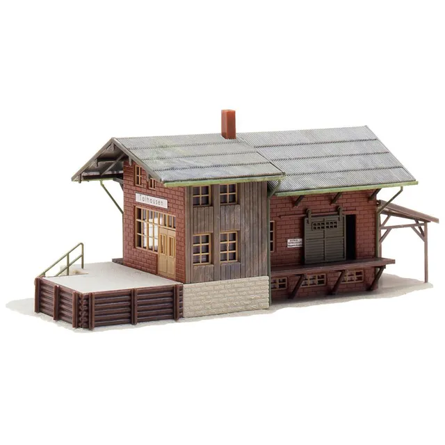 faller-h0-g-terbahnhof-lagerschuppen-bausatz-98-teile image 1