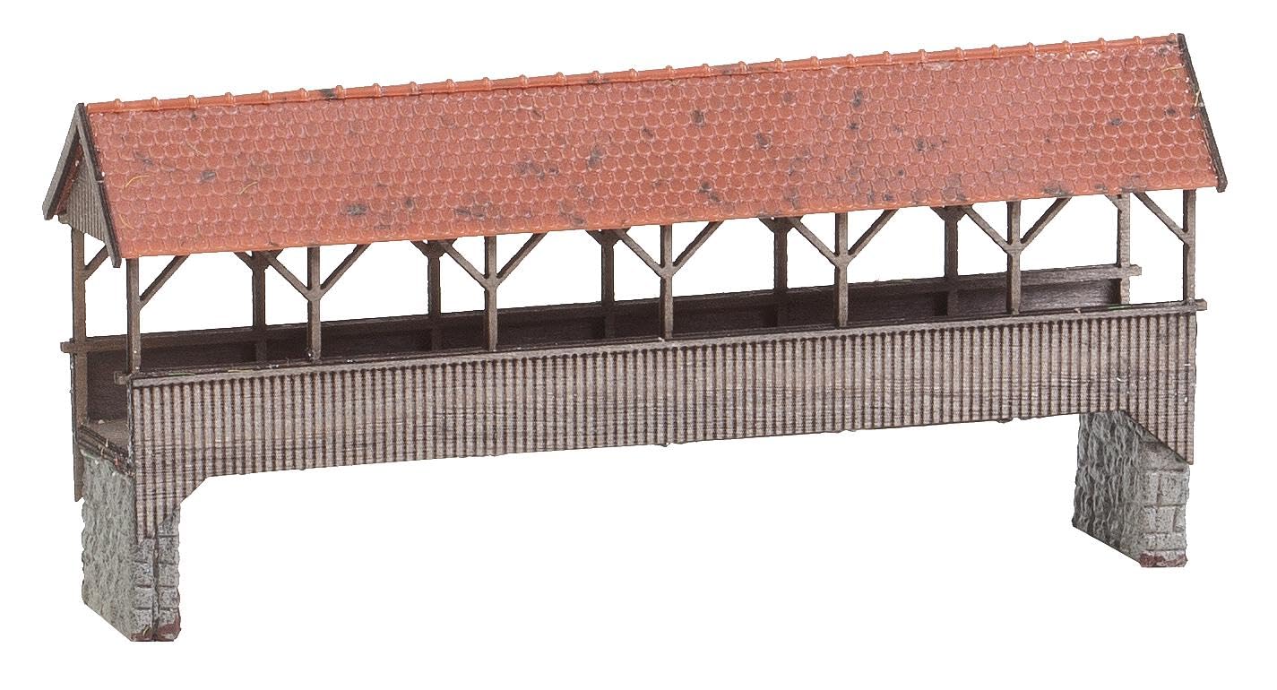 faller-222574-berdachte-fu-g-ngerbr-cke-bausatz image 1