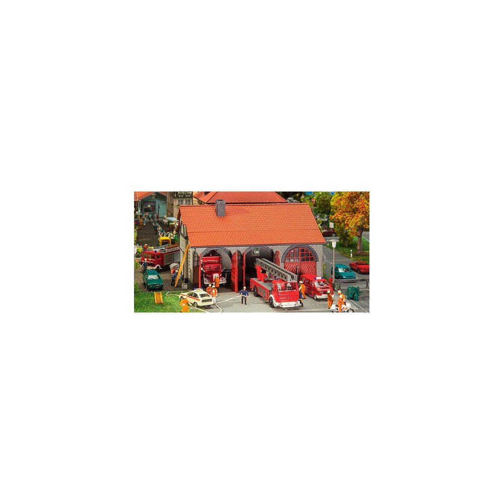 faller-fa-130162-feuerwehrger-tehaus-bausatz-h0-172-x-148-x-108-mm-grau-orange image 1