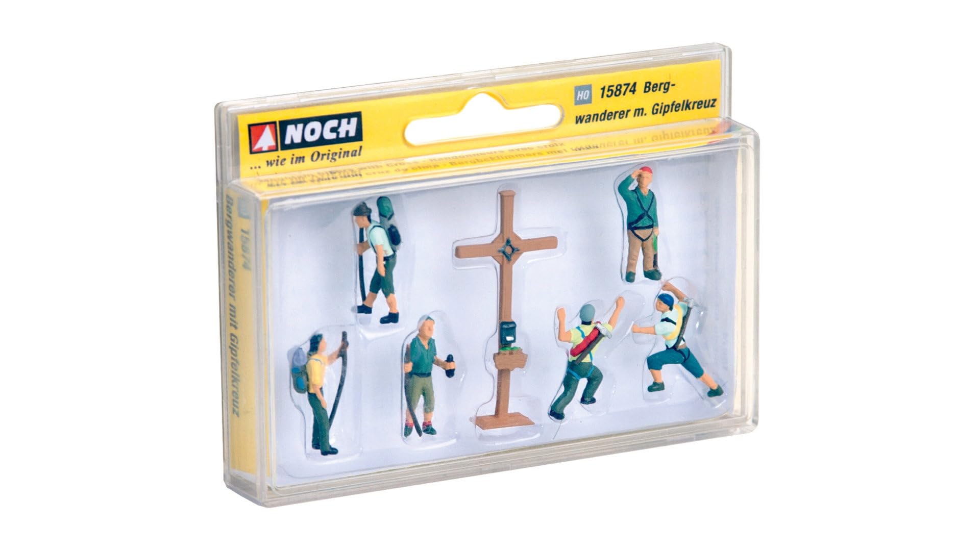 noch-bergwanderer-mit-gipfelkreuz-figuren-set-spur-h0-1-87 image 2