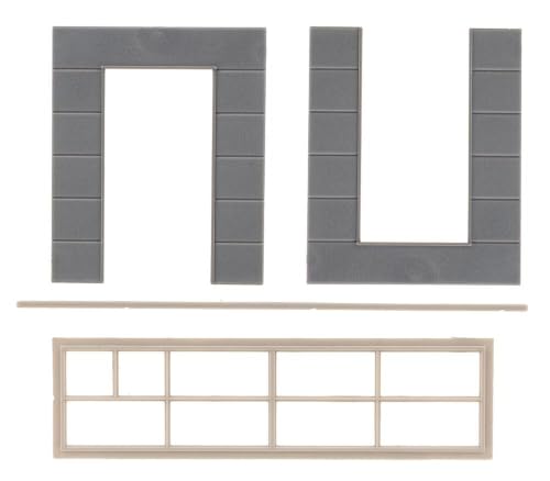 faller-goldbeck-2-wandelemente-mit-hohem-fenster-h0 image 2