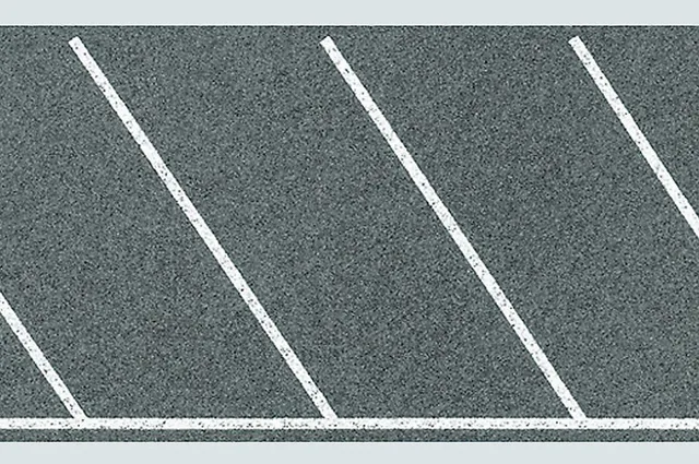faller-170634-parkplatzfolie-diagonalmarkierung-wei-h0 image 1