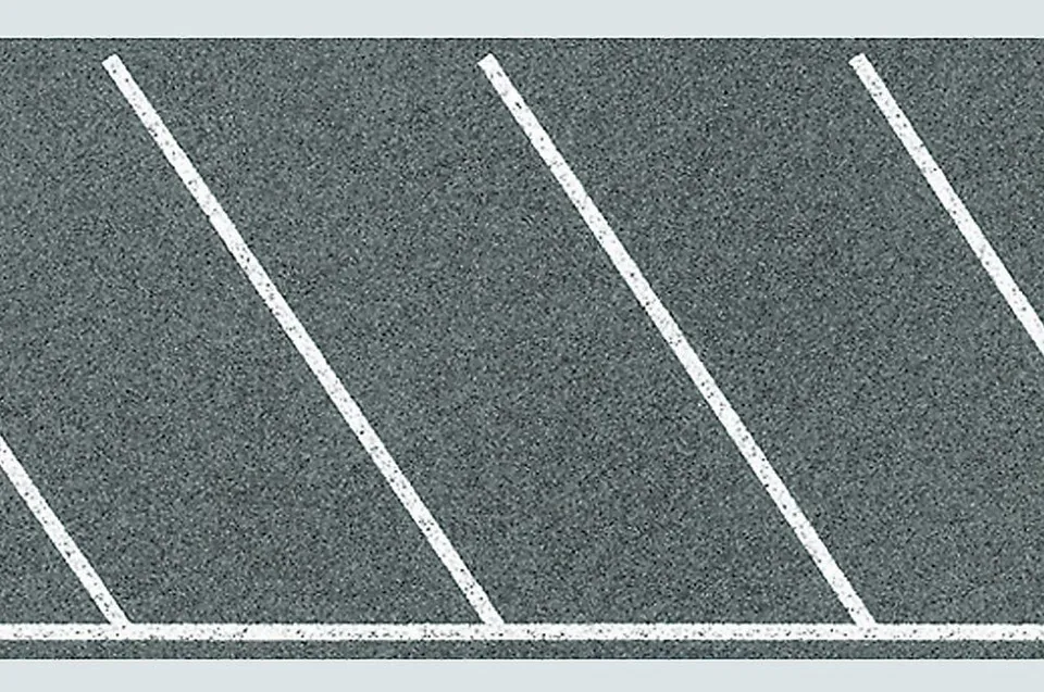 faller-170634-parkplatzfolie-diagonalmarkierung-wei-h0 image 1