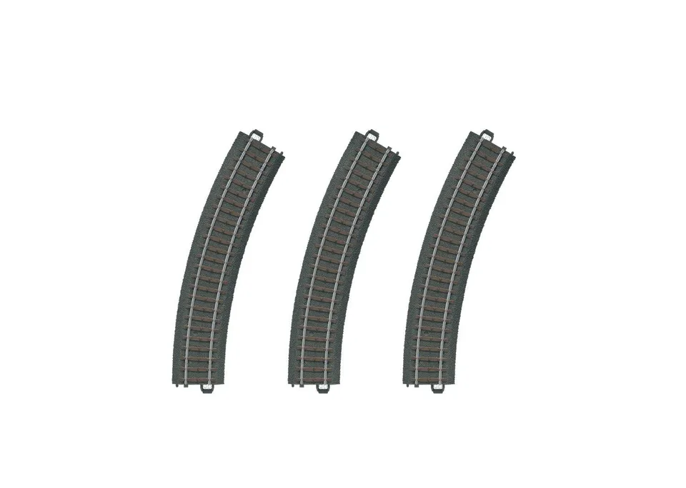 m-rklin-start-up-20130-c-gleis-gebogen-r1-30-h0-3-st-ck-360-mm image 1