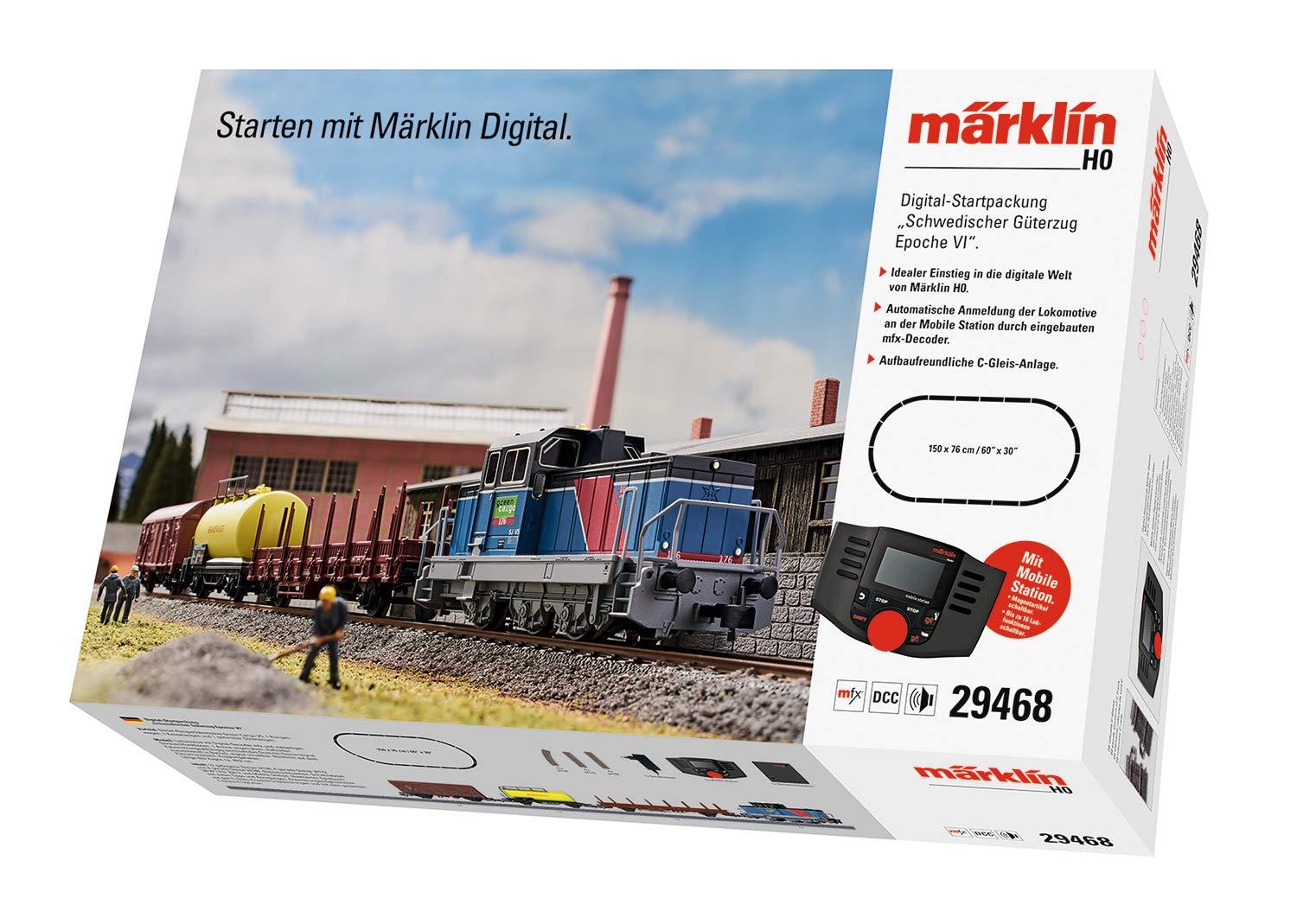 m-rklin-29468-digital-startpackung-schwedischer-g-terzug-epoche-vi-spur-h0 image 1