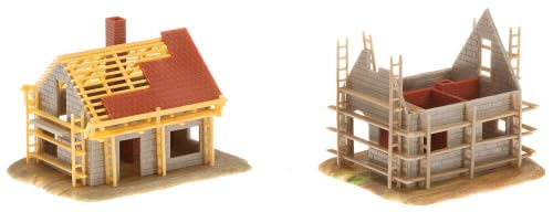 faller-232223-2-h-uschen-im-bau-baustellen-holzfarbe-spur-n image 4