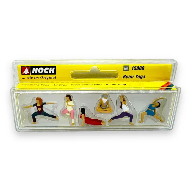 noch-h0-figuren-set-beim-yoga-6-figuren-1-87-kunststoff image 1