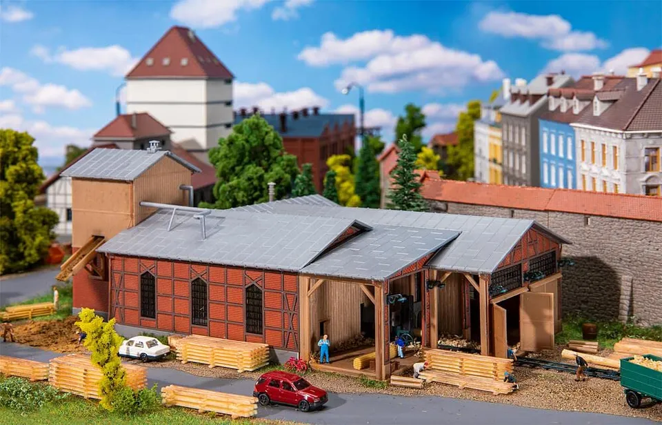 faller-s-gewerk-231713-h0-geb-ude-bausatz image 1