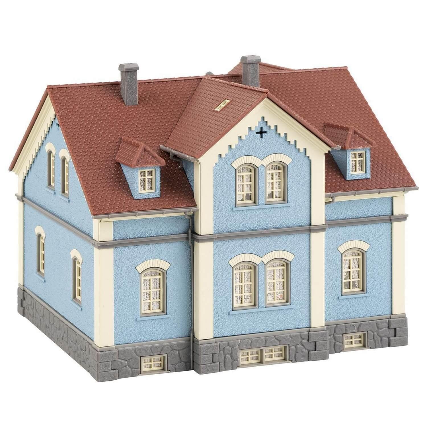 faller-191775-gro-es-siedlungshaus-wohnhaus-bausatz image 1