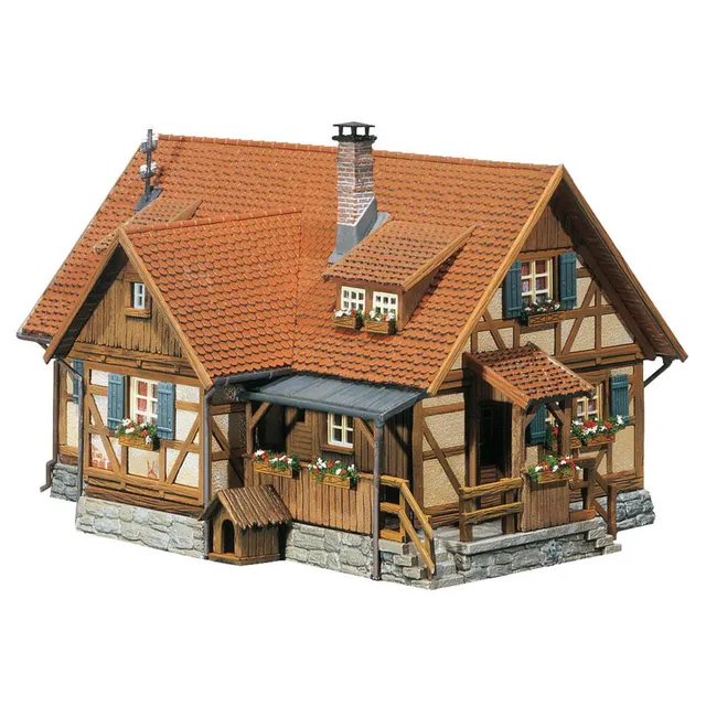 faller-l-ndliches-fachwerkhaus-spur-n-bausatz-213-teile image 1
