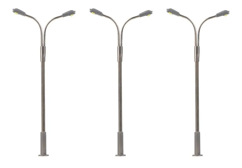 faller-272121-led-peitschenleuchten-zweiflammig-kaltwei-spur-n-3-st-ck image 1