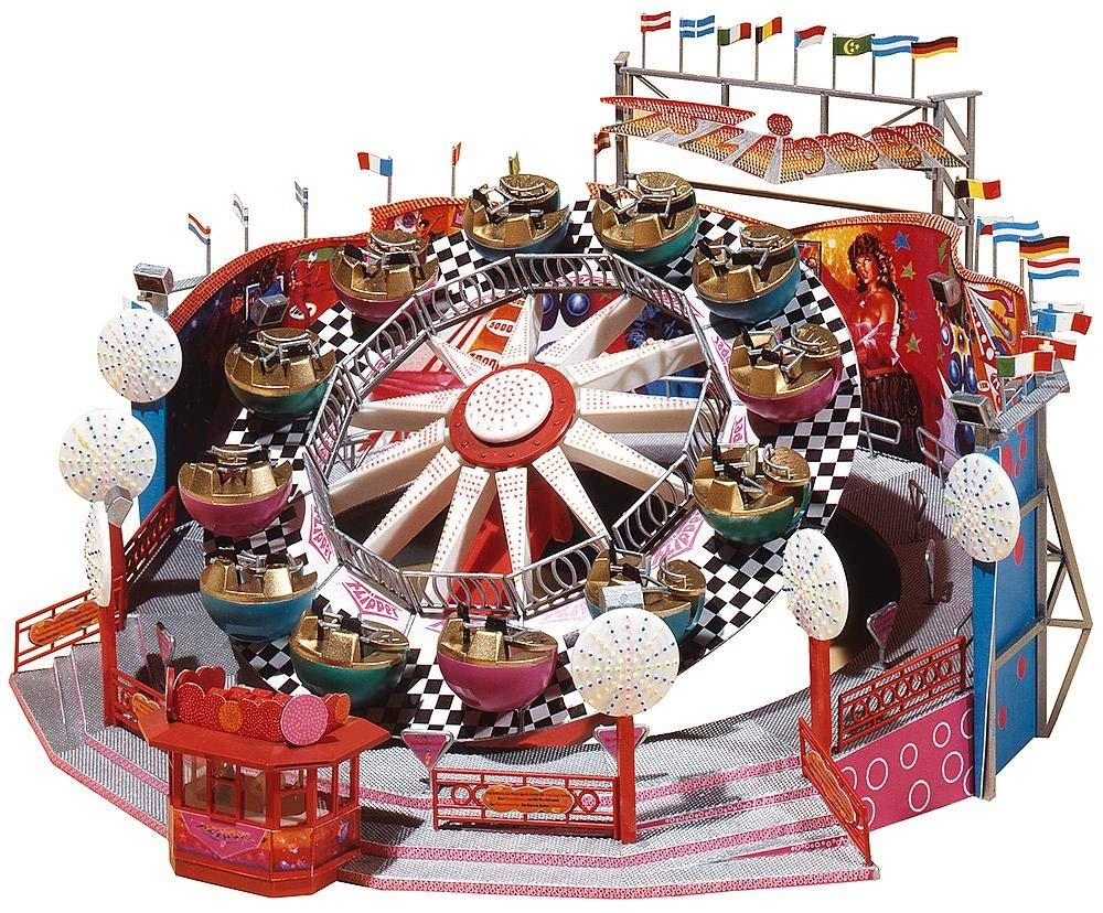 faller-karussell-flipper-h0-kirmes-bausatz-436-teile-motorisiert image 1