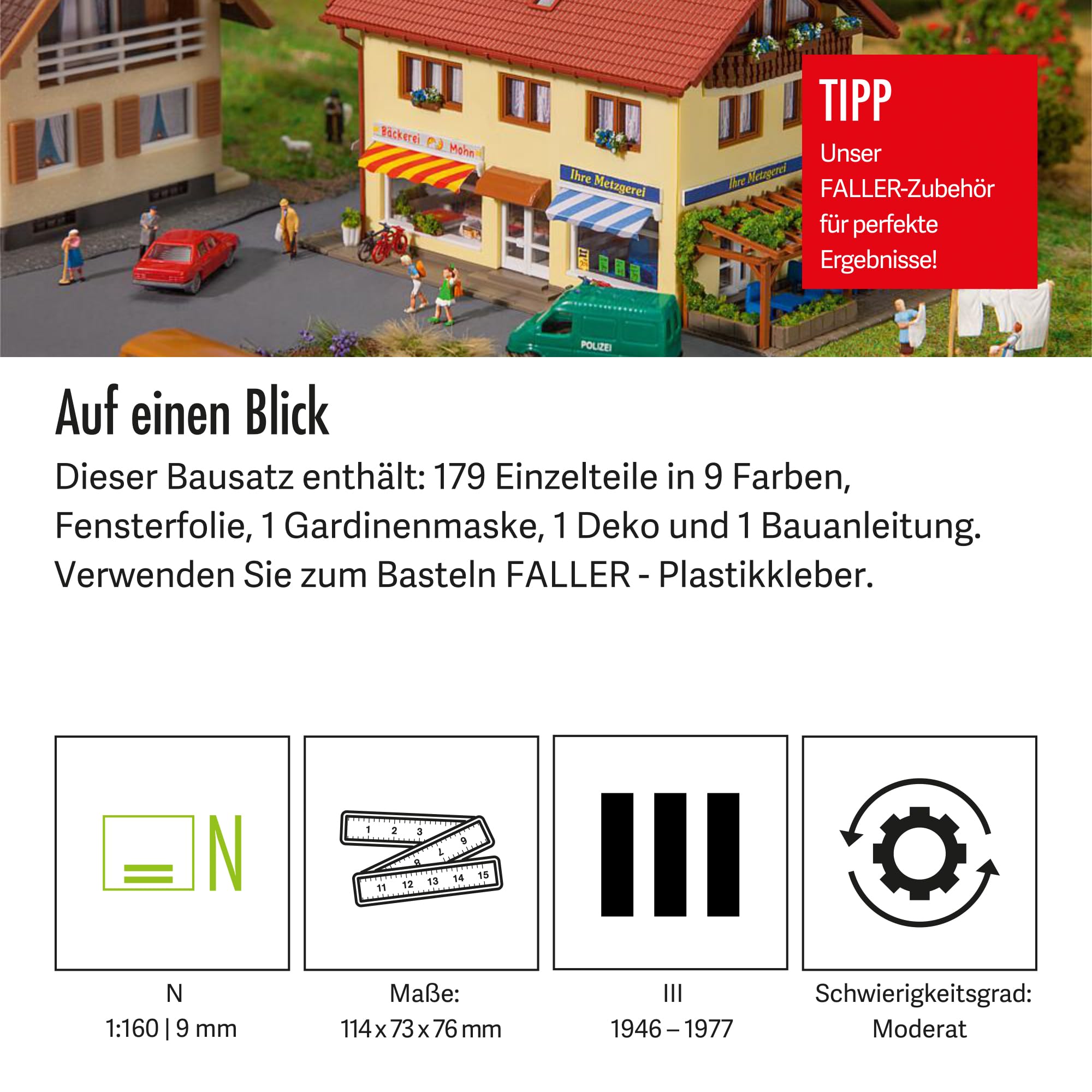 faller-metzgerei-b-ckerei-n-179-teile-114x73x76-mm image 4