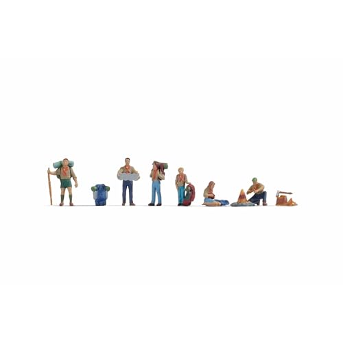 noch-figuren-set-pfadfinder-h0-6-figuren-mit-lagerfeuer image 4