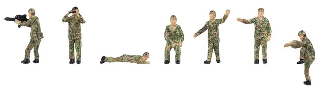 faller-soldaten-in-der-ausbildung-figuren-set image 1