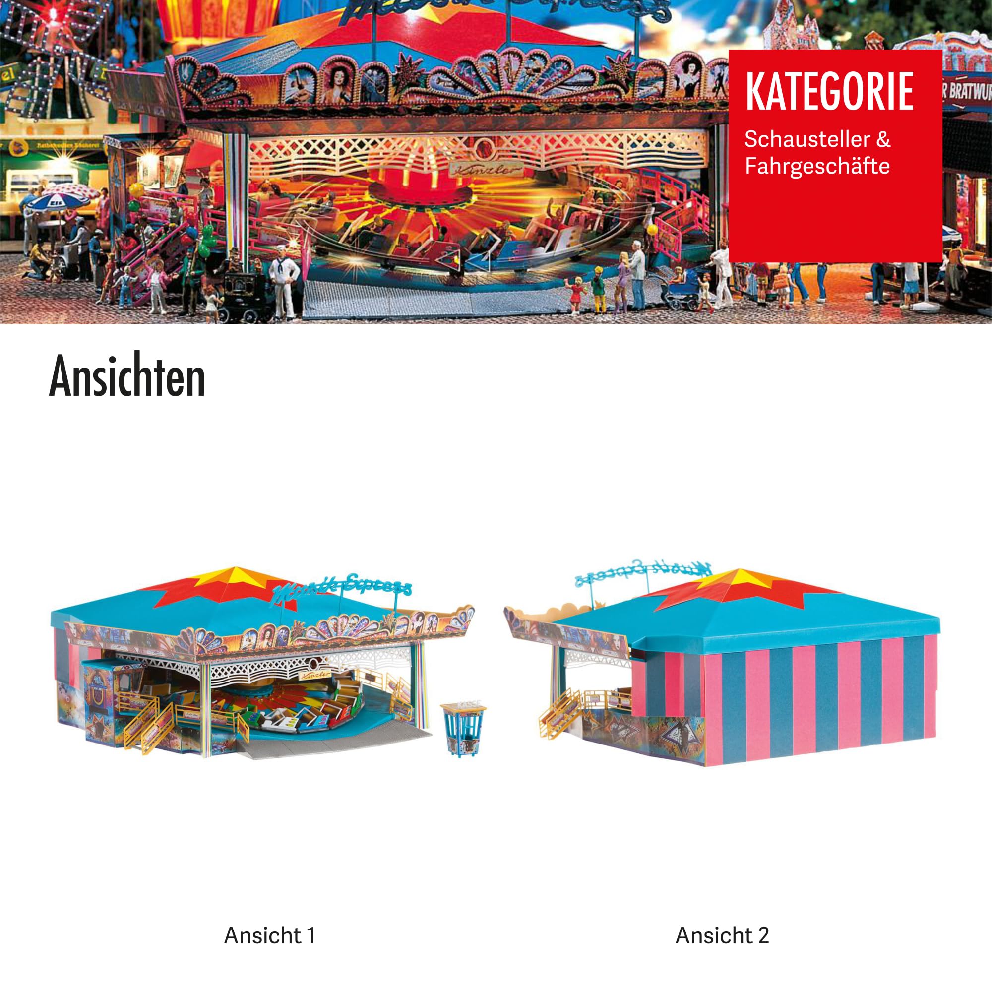 faller-musik-express-karussell-h0-kirmes-bausatz-208-x-199-x-93-mm-motorisiert image 5