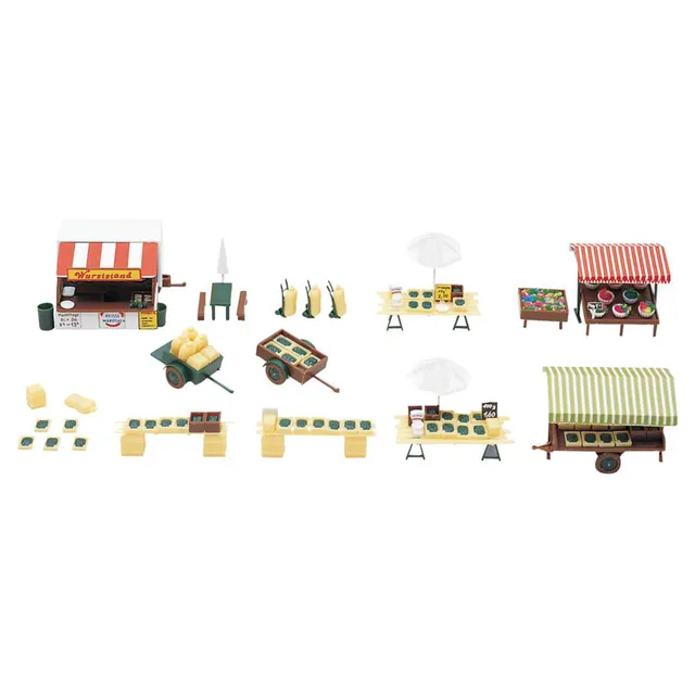 faller-180582-wochenmarkt-h0-bausatz-57-teile image 1